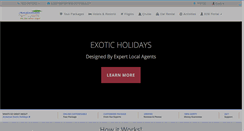 Desktop Screenshot of andamanexoticholidays.com