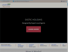 Tablet Screenshot of andamanexoticholidays.com